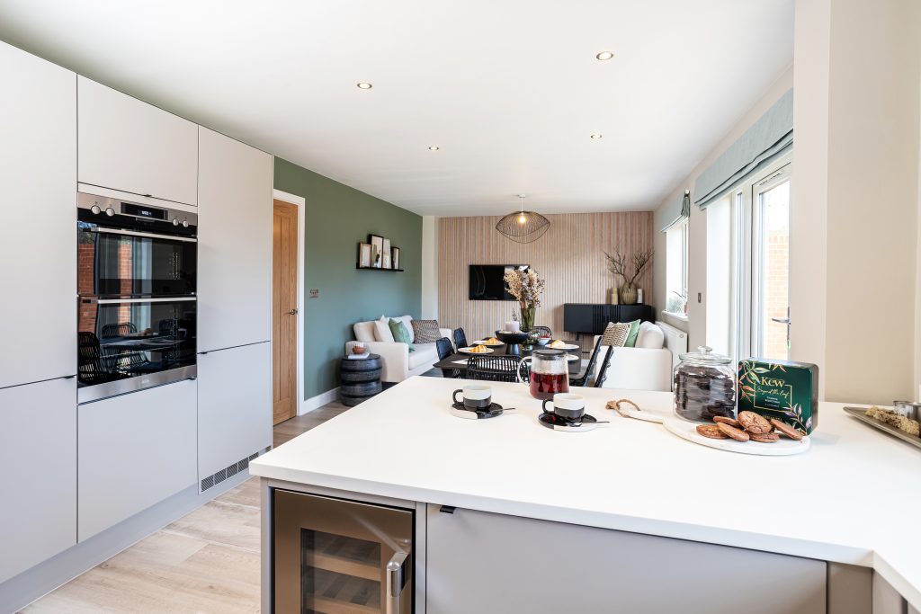 High standard new build kitchen