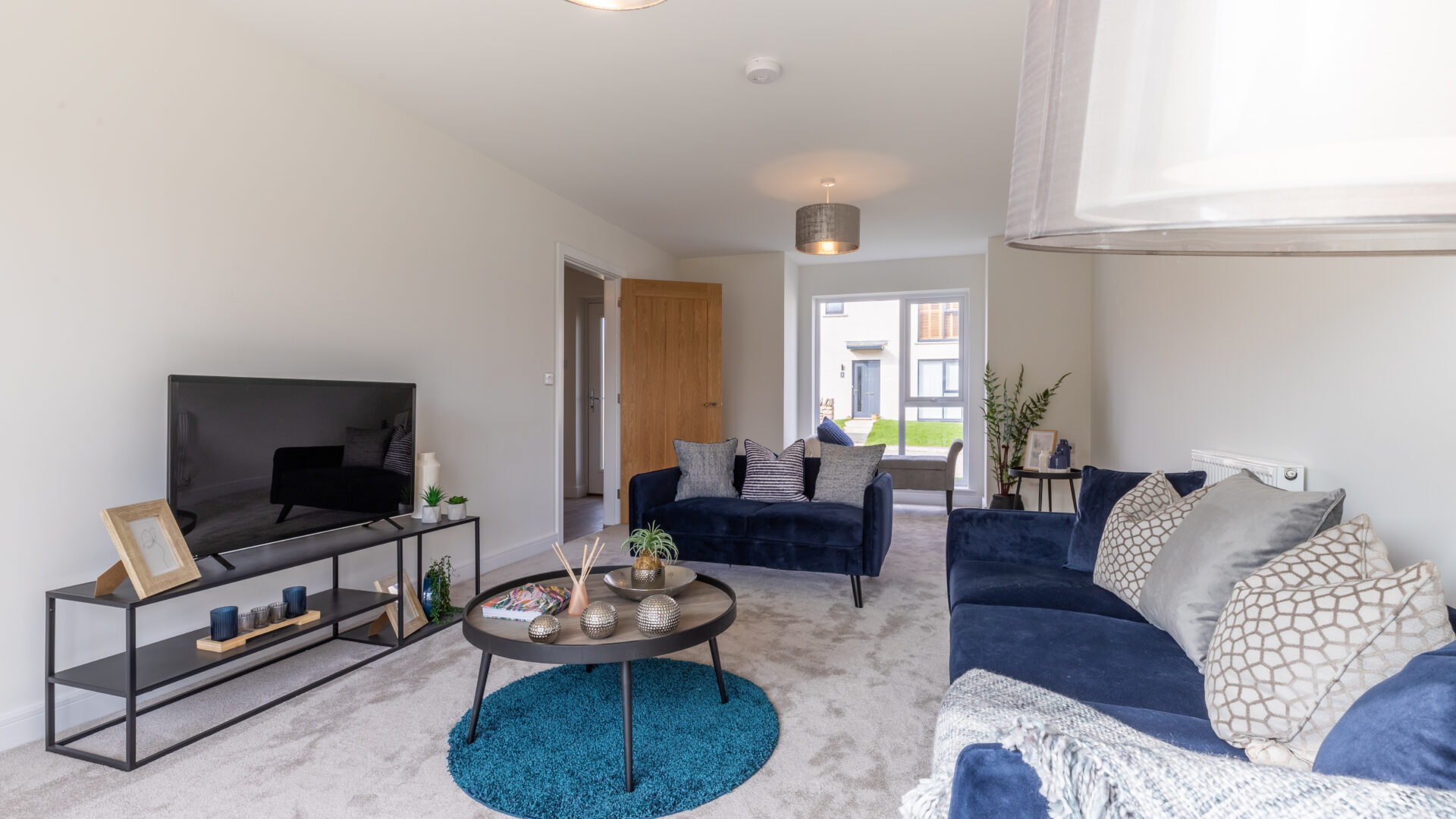 The lounge in The 3-bedroom Sedgwick at Meadow Rigg in Kendal - Genesis Homes