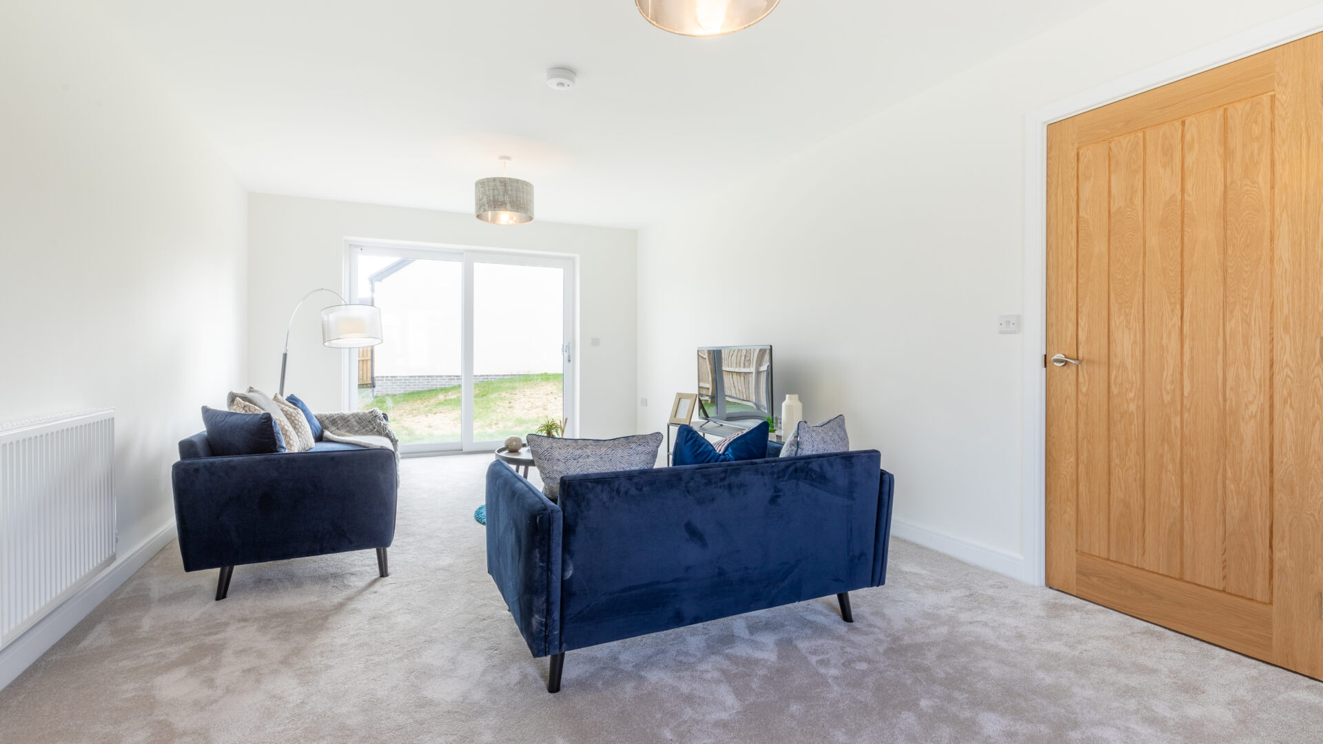 The lounge in The 3-bedroom Sedgwick at Meadow Rigg in Kendal - Genesis Homes