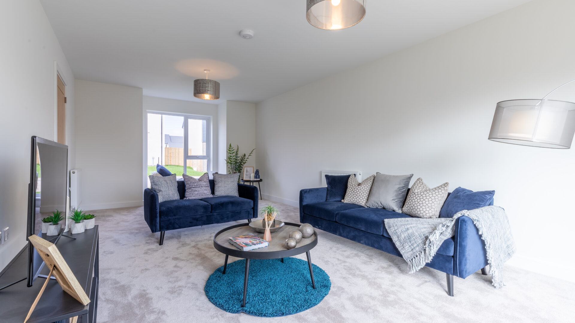The lounge in The 3-bedroom Sedgwick at Meadow Rigg in Kendal - Genesis Homes