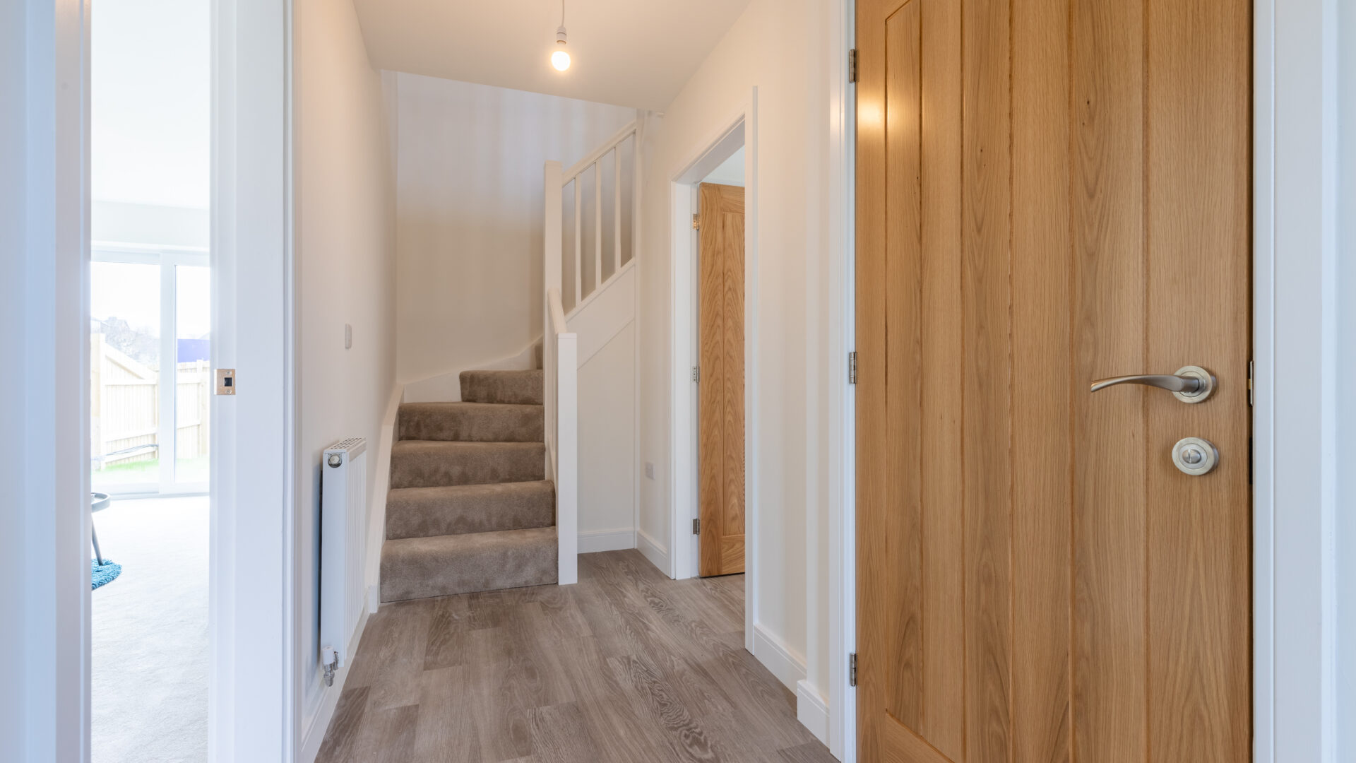 The hallway in the 3-bedroom Sedgwick at Meadow Rigg in Kendal - Genesis Homes