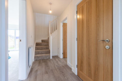 The hallway in the 3-bedroom Sedgwick at Meadow Rigg in Kendal - Genesis Homes