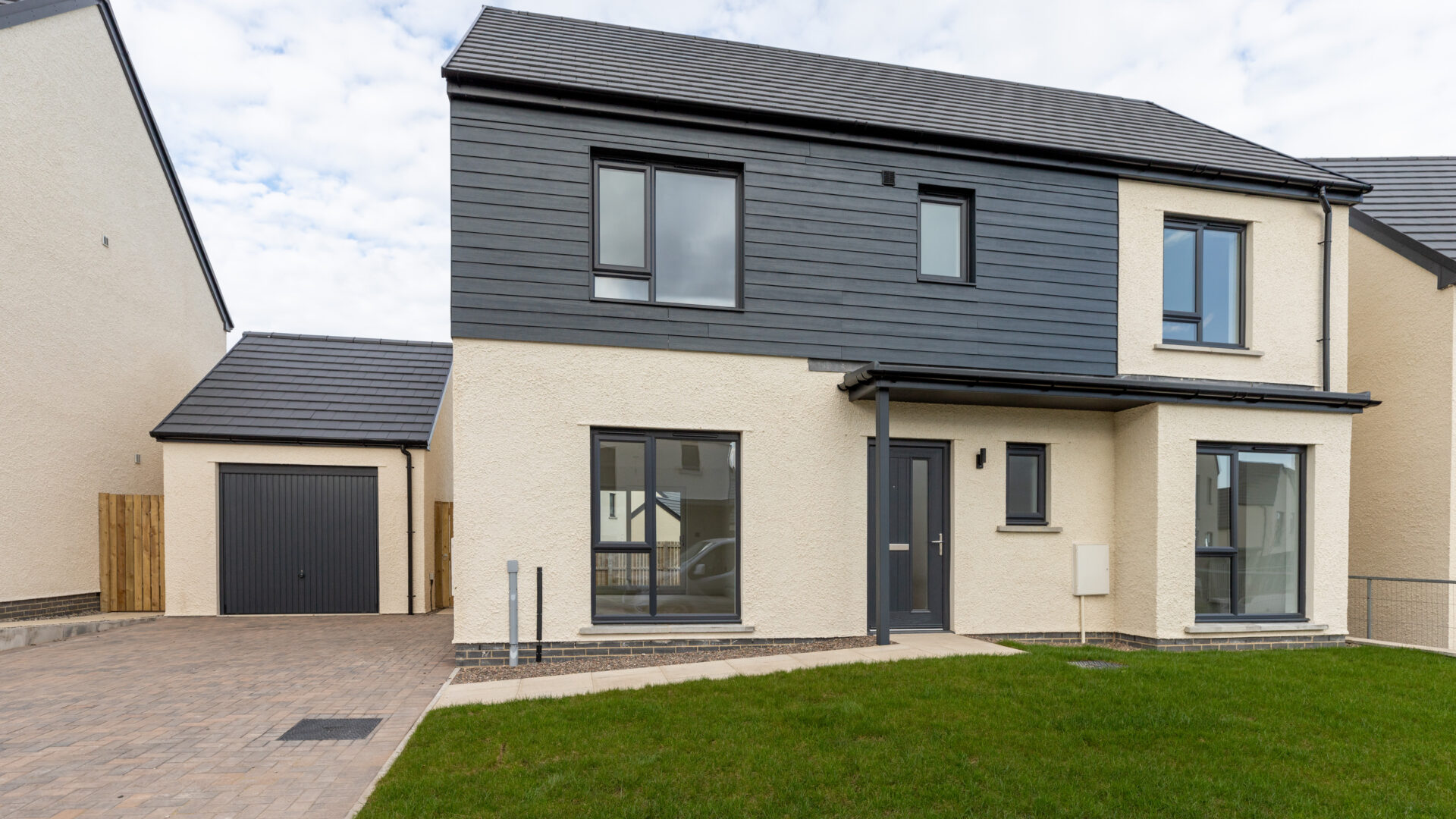 The exterior of The 3-bedroom Sedgwick at Meadow Rigg in Kendal - Genesis Homes