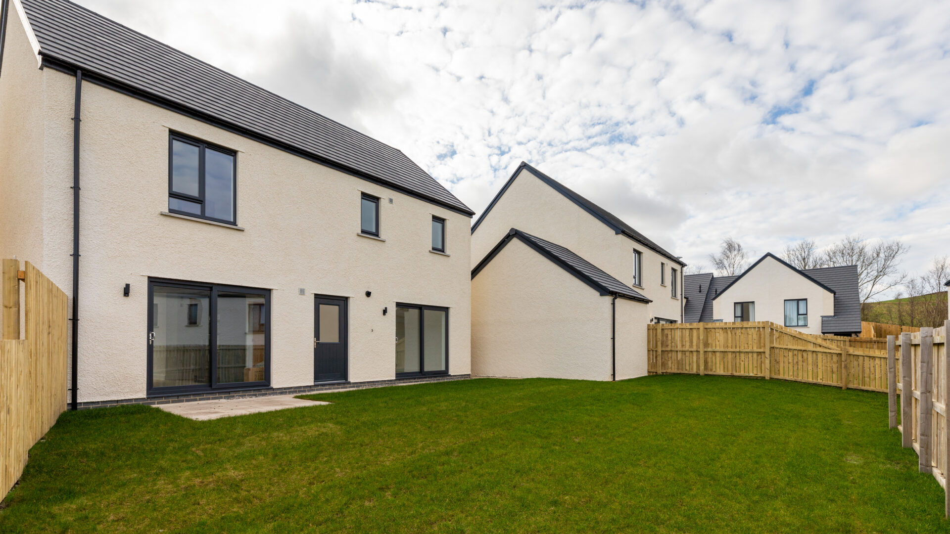 The rear garden in The 3-bedroom Sedgwick at Meadow Rigg in Kendal - Genesis Homes