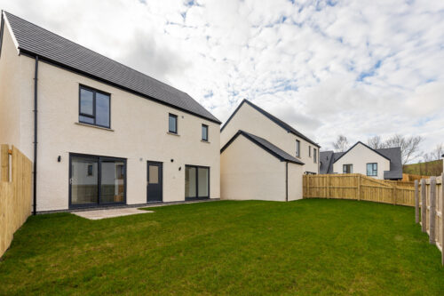 The rear garden in The 3-bedroom Sedgwick at Meadow Rigg in Kendal - Genesis Homes