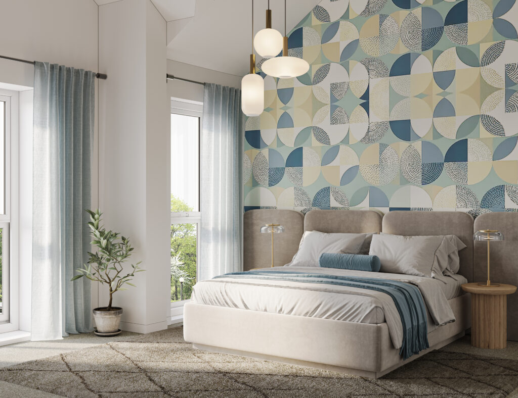 CGI image of the bedroom in The Millfield house type at Lunesdale Rise, Kirkby Lonsdale - Genesis Homes