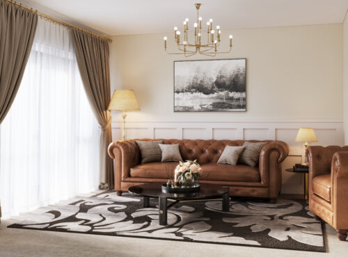 CGI image of the lounge in The Middleton house type at Lunesdale Rise in Kirkby Lonsdale - Genesis Homes