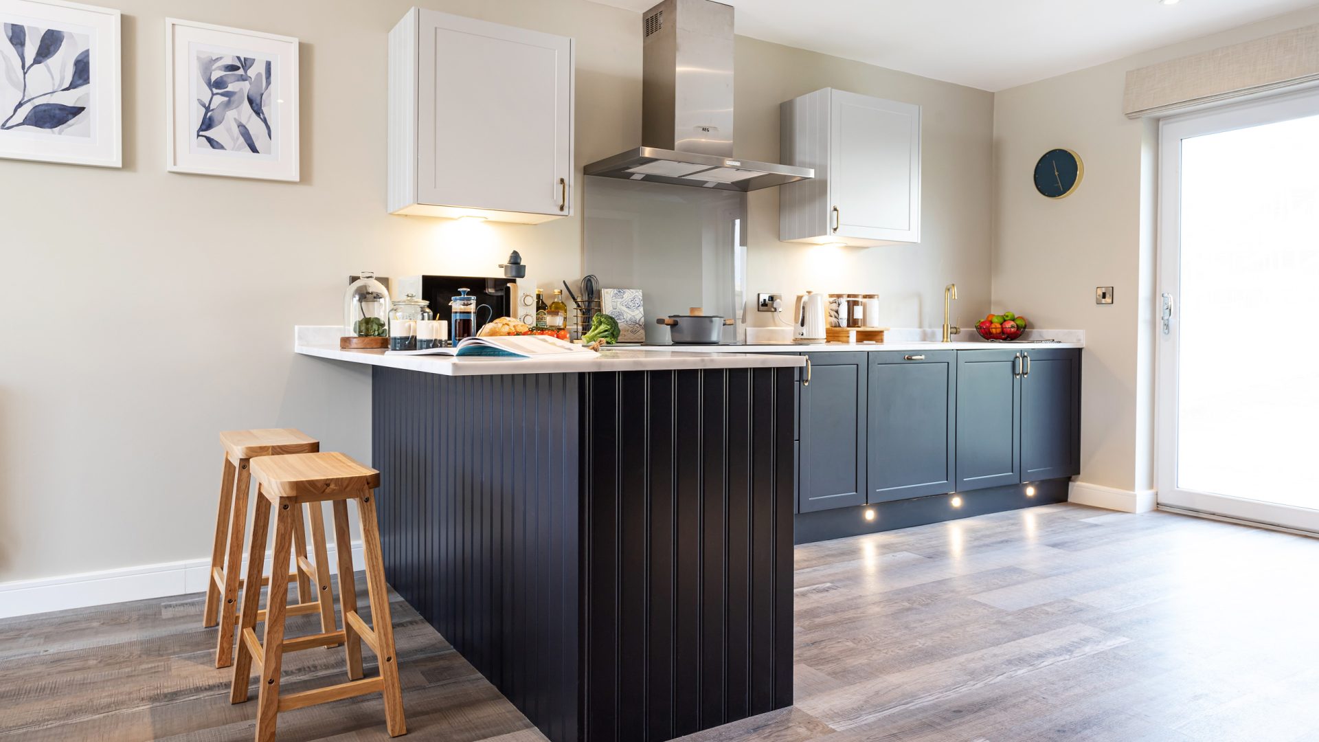 The Leasgill house type kitchen and dining area