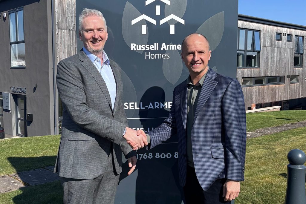 Nicky Gordon, Founder and Managing Director, and Richard Robins, Land Director for Lancashire and North West, at Genesis Homes