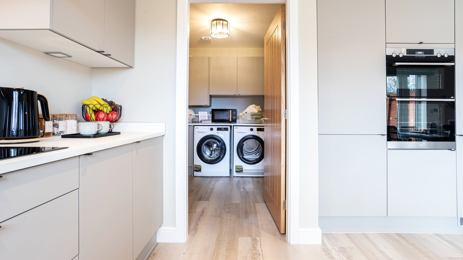 The Whillan house type kitchen and utility room - Genesis Homes