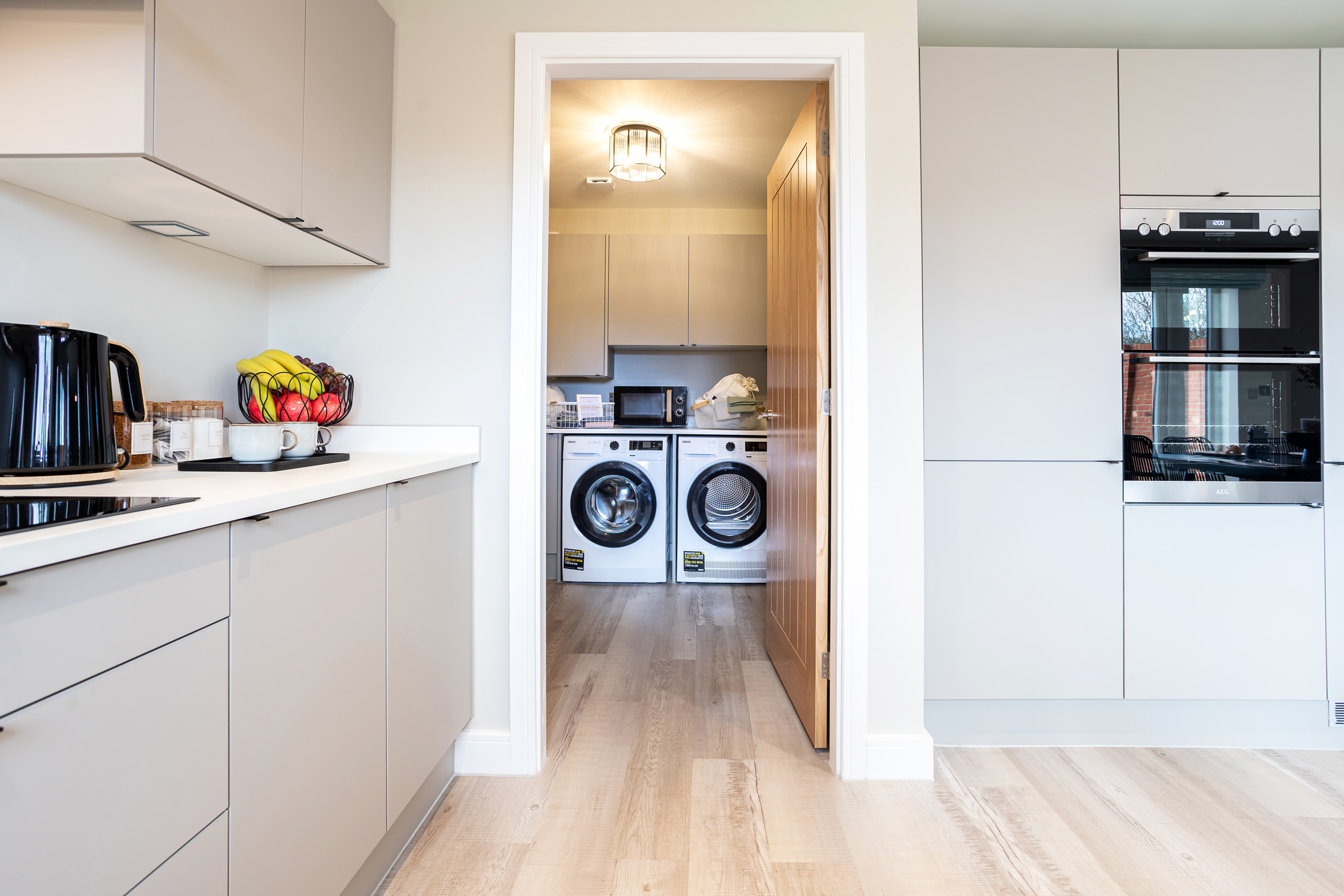 The Whillan house type kitchen and utility room - Genesis Homes
