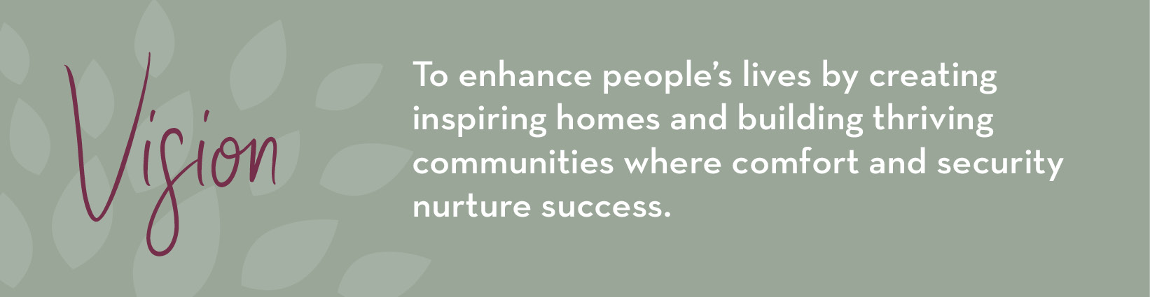 Genesis Homes' Vision