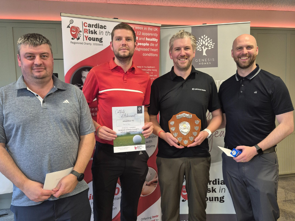 Winners, Carlisle Brass, at Genesis Homes' Charity Golf Day at Penrith Golf Club 2025