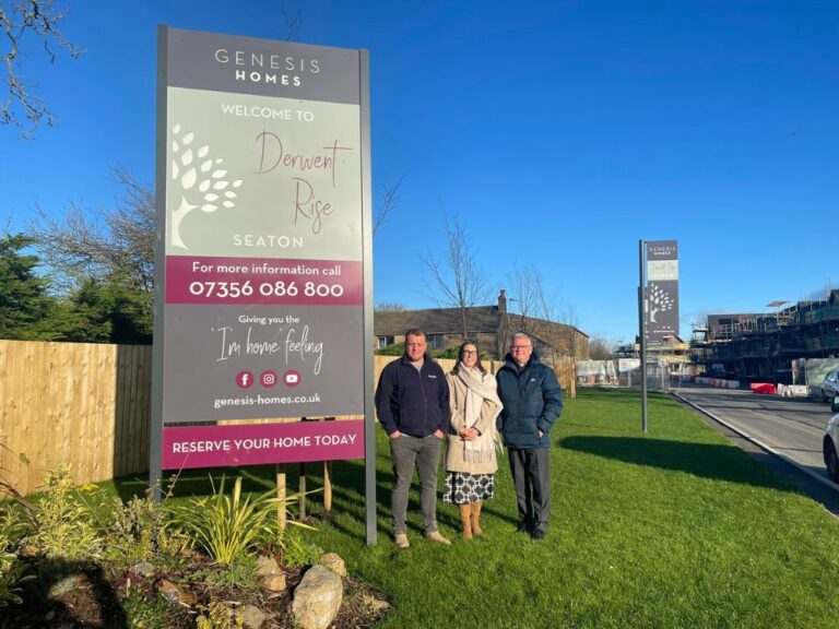 Church road repair project at St Peter's Church in Camerton that Genesis Homes carried out