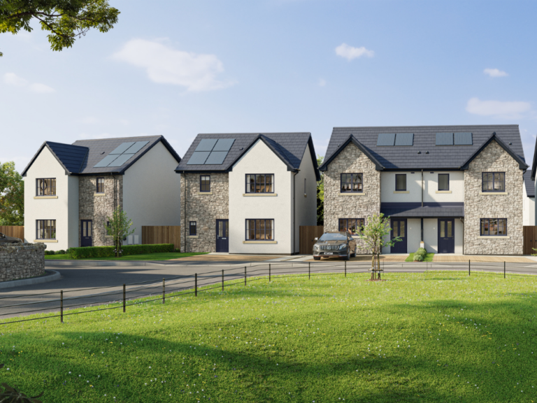 CGI of Nancy Meadows new homes development in Kendal by Genesis Homes