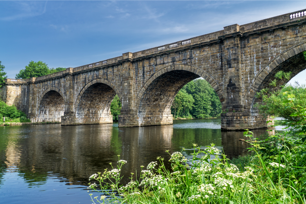 The Lune valley aqueduct,