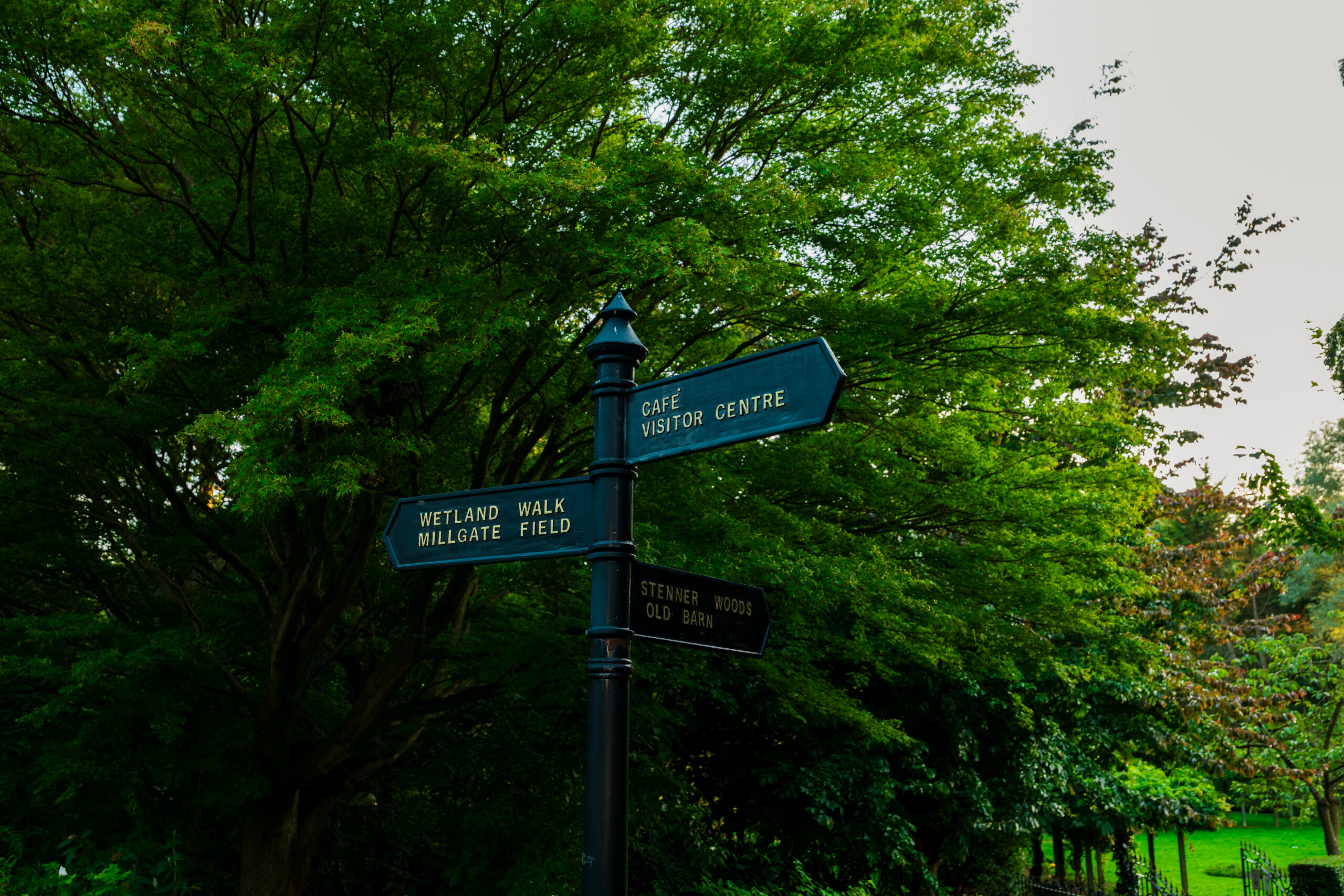 Fletcher Moss public park in Manchester located in Didsbury