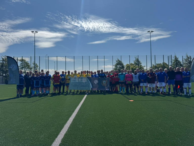 Cumberland FA Walking Football League - Genesis Homes Sponsorship