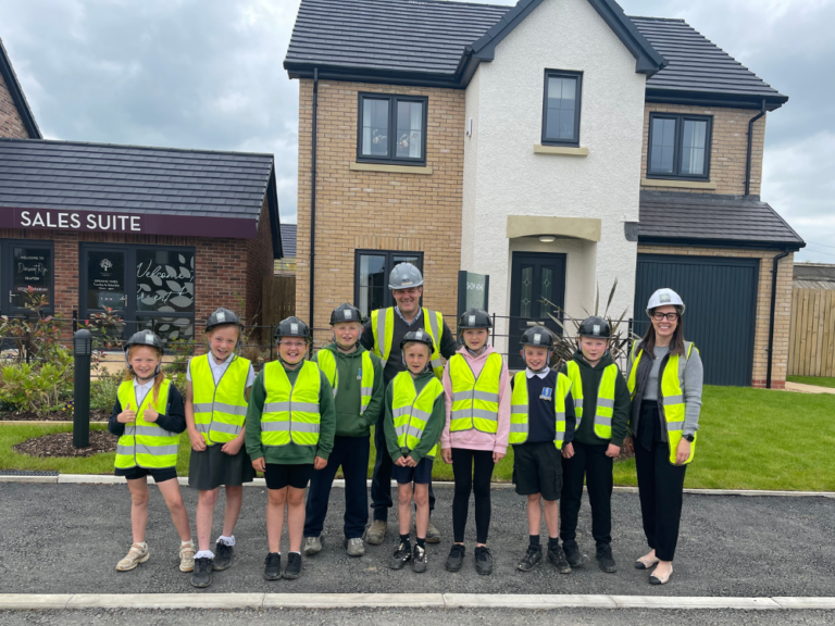 St Paul's Junior School Seaton Site Visit and Planting with Genesis Homes