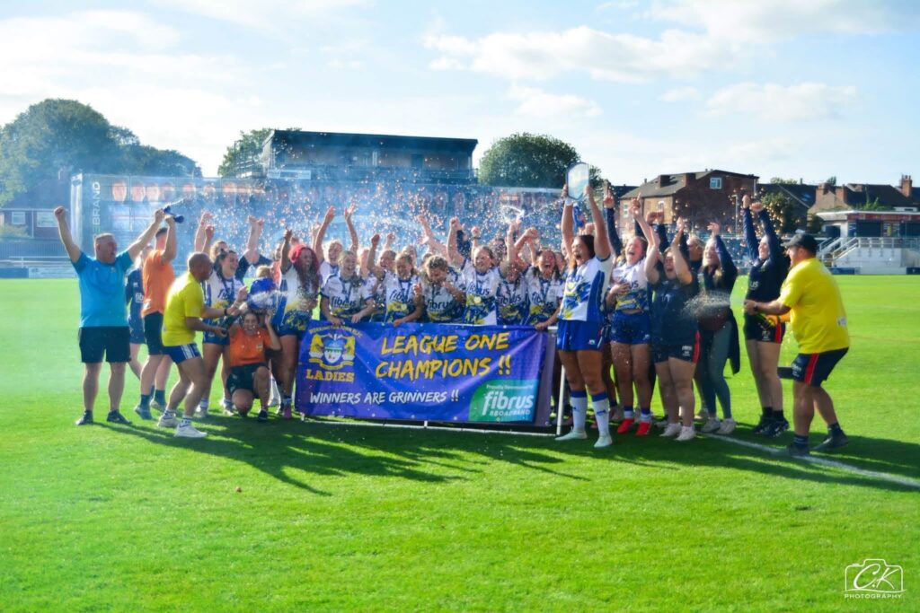 Workington Town Ladies winning the final to secure promotion to National Championship