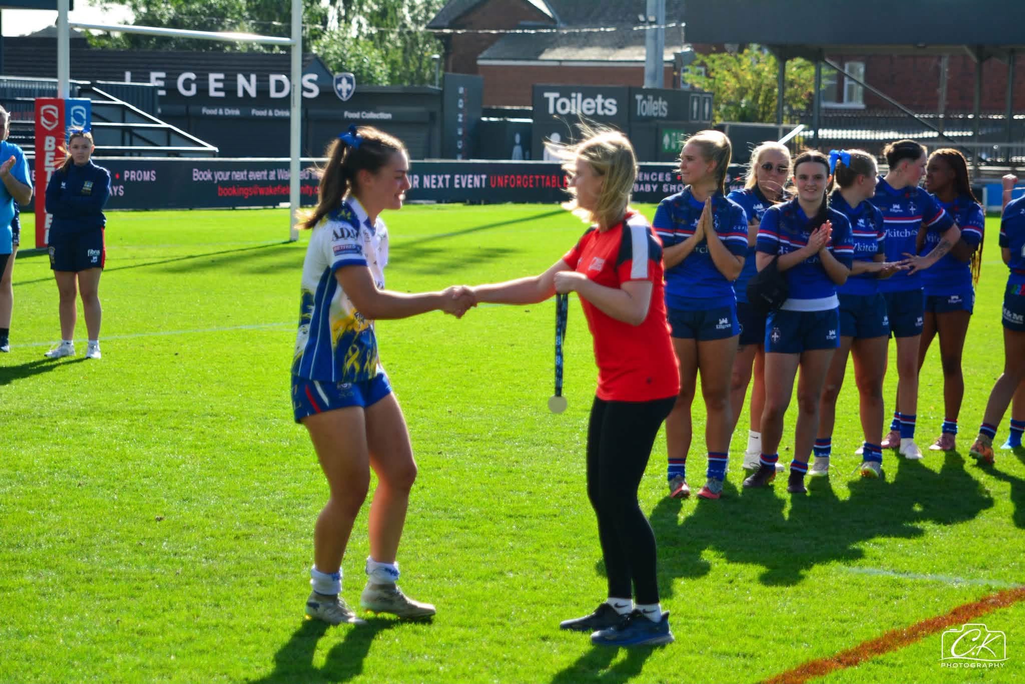 Workington Town Ladies winning the final to secure promotion to National Championship